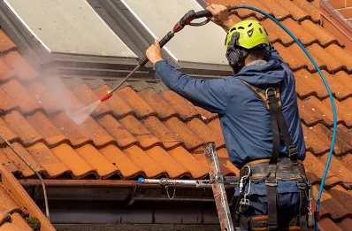 Démoussage et hydrofuge de toiture à Brullemail